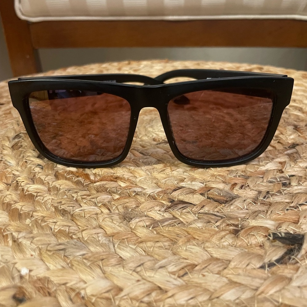 Black Sunglasses with Brown Lenses